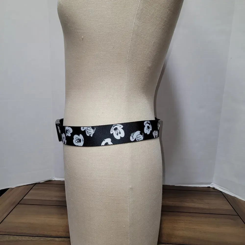 Disney B&W Mickey Mouse Belt 49.5